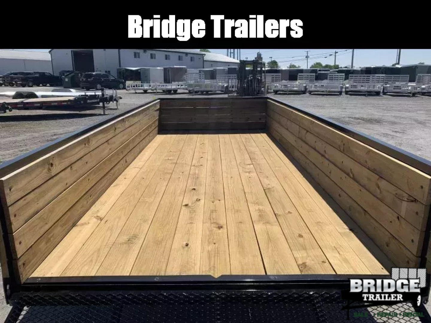 New 2026 AMO A9616TBXGWN (82" x 16') 7K Tandem Highside Utility Trailer