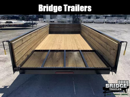 New 2026 AMO A9616TBXGWN (82" x 16') 7K Tandem Highside Utility Trailer