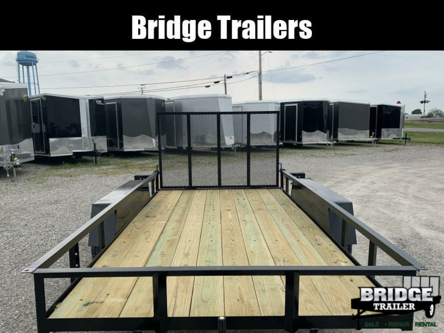 New 2026 AMO AL12TB (76" X 12') 7K Landscape Utility Trailer