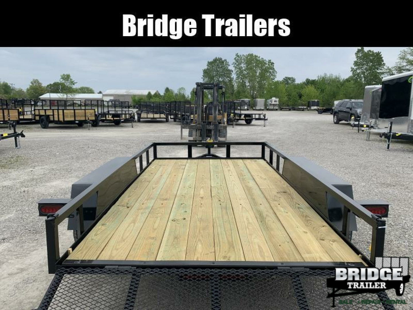 New 2026 AMO AL12TB (76" X 12') 7K Landscape Utility Trailer