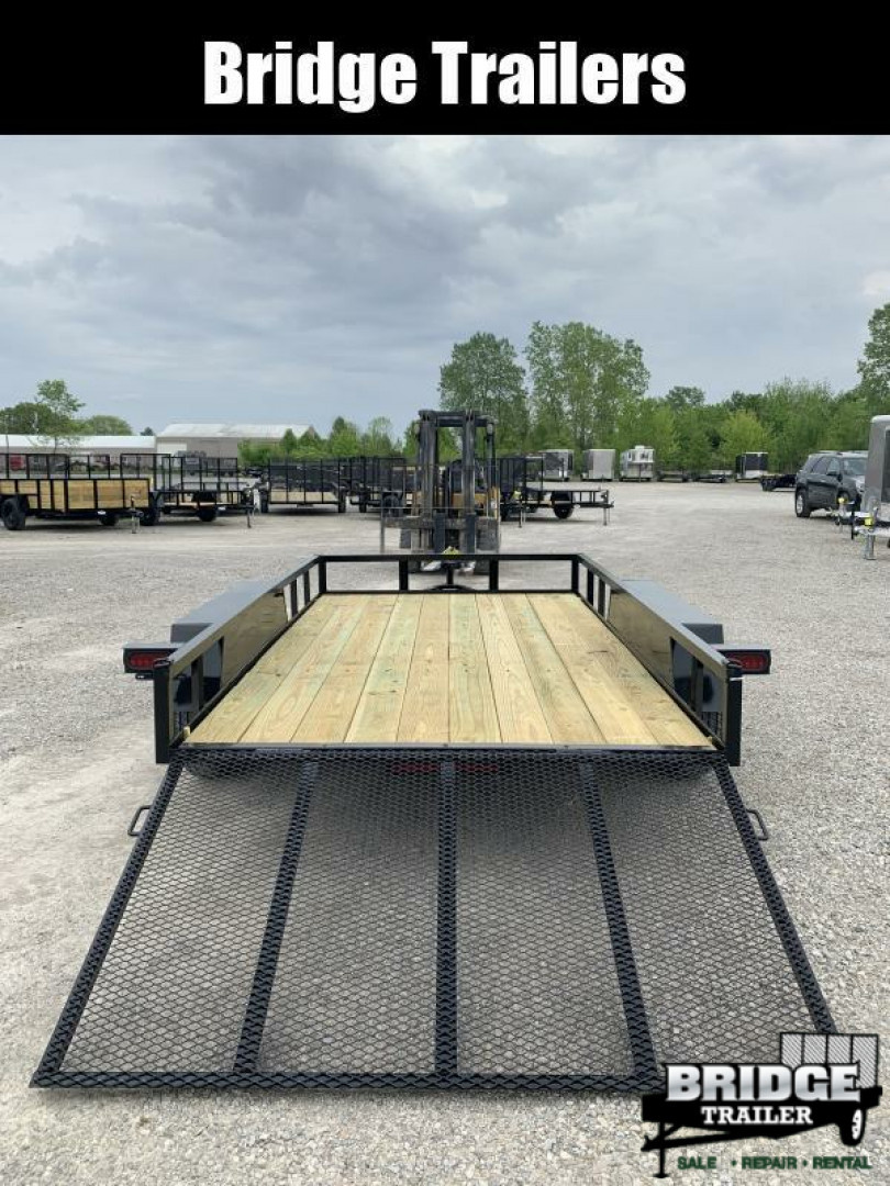 New 2026 AMO AL12TB (76" X 12') 7K Landscape Utility Trailer