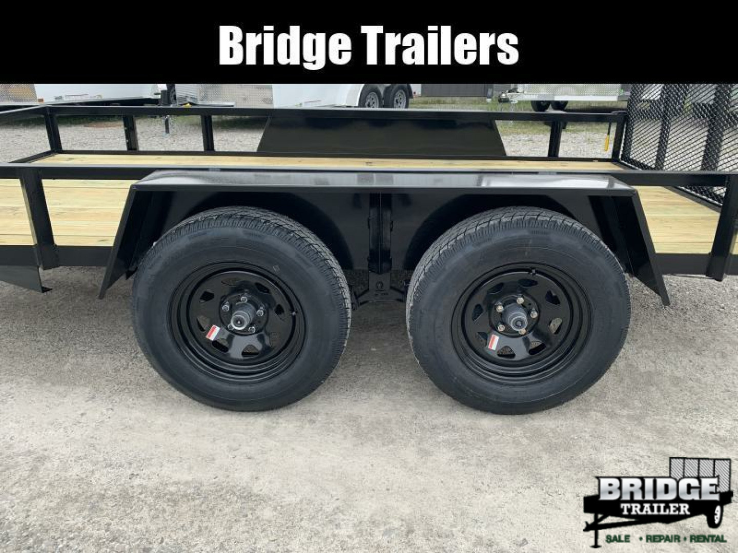 New 2026 AMO AL12TB (76" X 12') 7K Landscape Utility Trailer