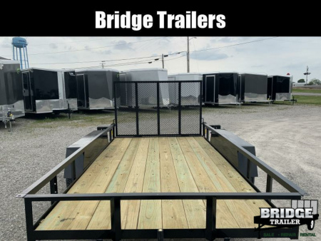 New 2026 AMO AL12TB (76" X 12') 7K Landscape Utility Trailer