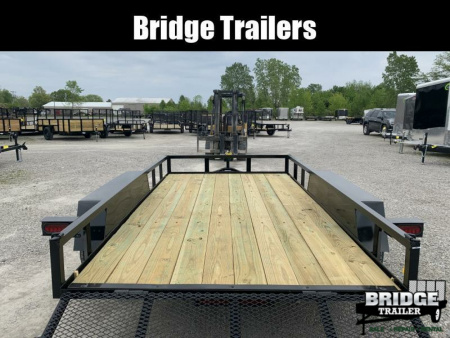 New 2026 AMO AL12TB (76" X 12') 7K Landscape Utility Trailer
