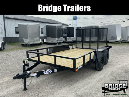 New 2026 AMO AL12TB (76  X 12') 7K Landscape Utility Trailer