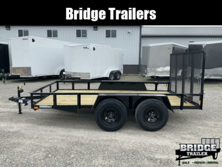 New 2026 AMO AL12TB (76" X 12') 7K Landscape Utility Trailer
