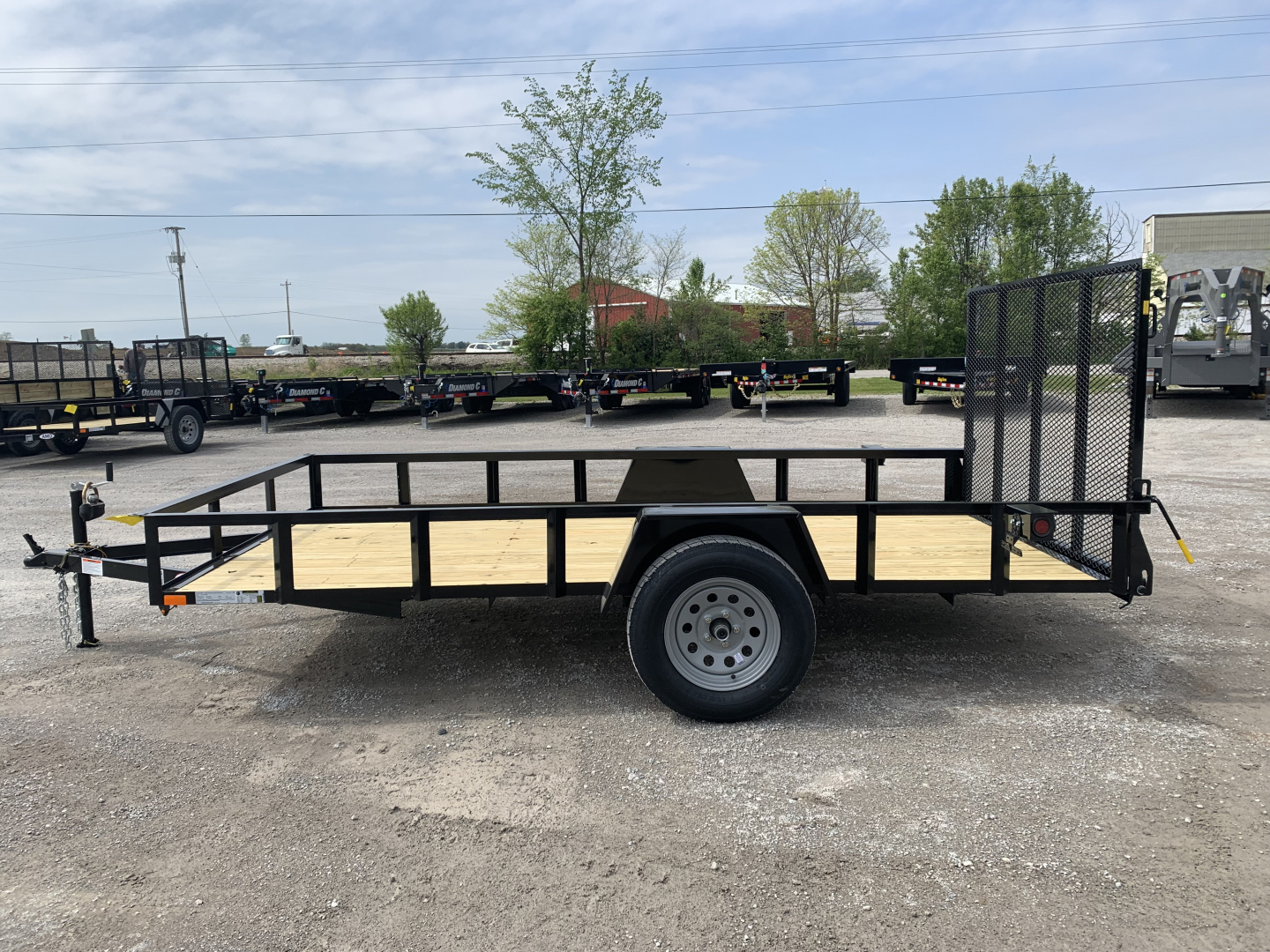 New 2026 AMO A612G (76" x 12") 2.9K Standard Utility Trailer