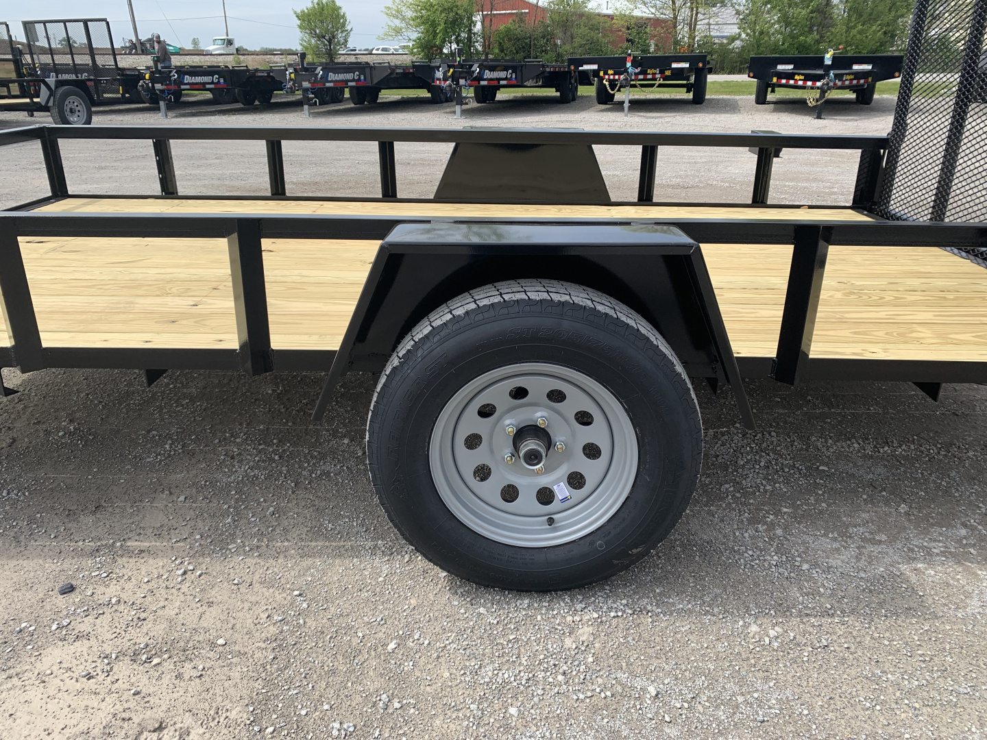 New 2026 AMO A612G (76" x 12") 2.9K Standard Utility Trailer