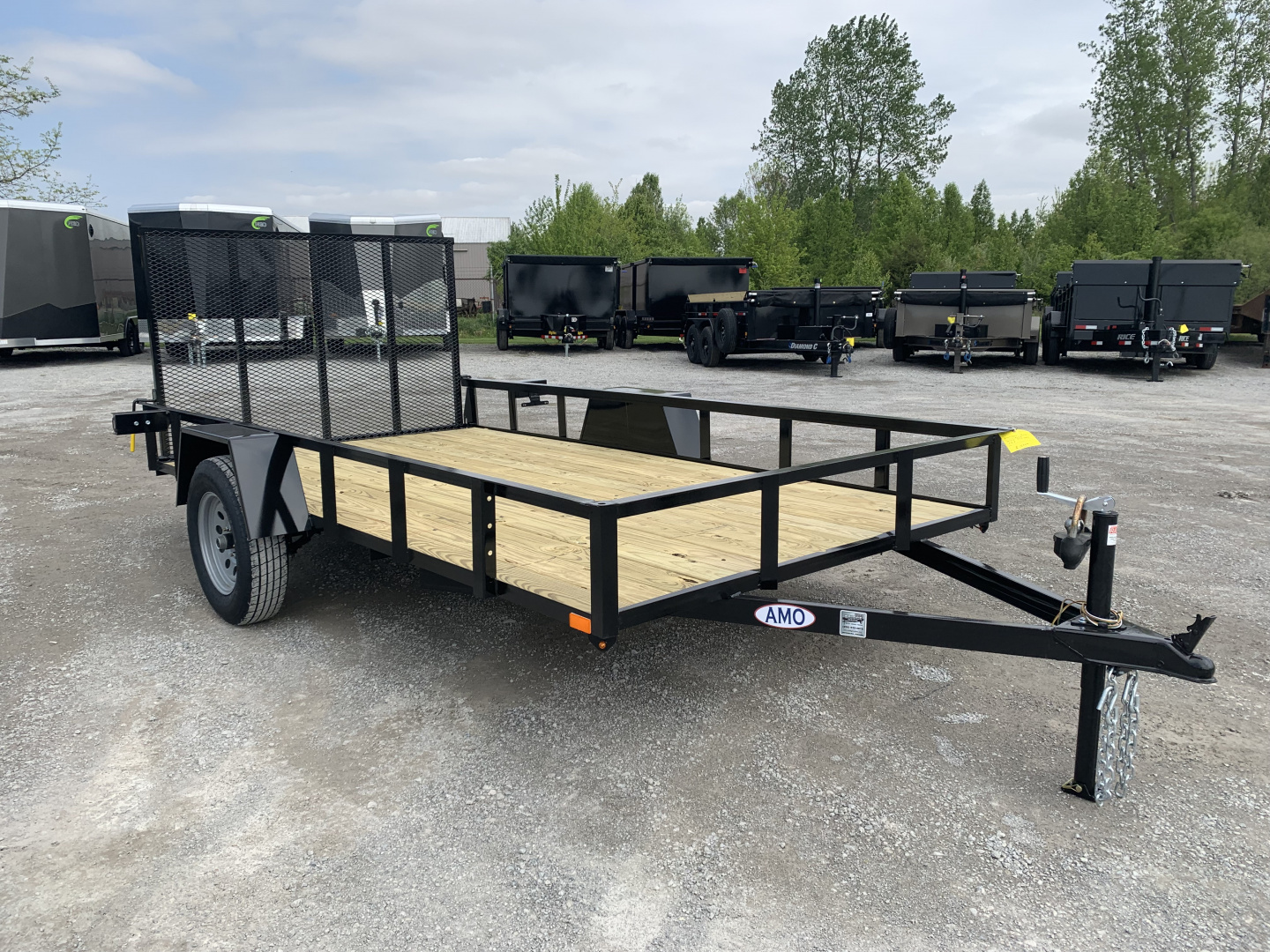 New 2026 AMO A612G (76" x 12") 2.9K Standard Utility Trailer
