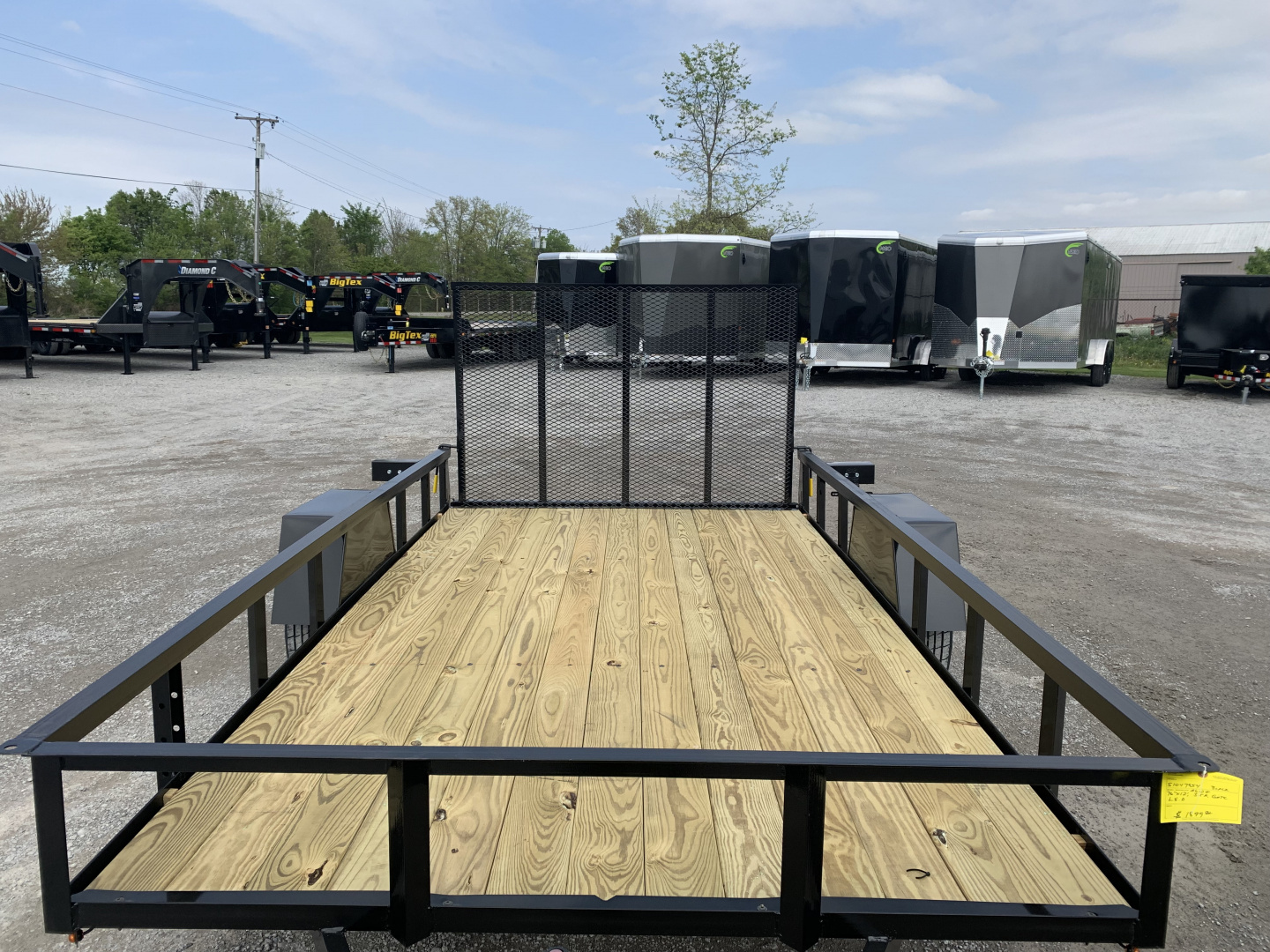 New 2026 AMO A612G (76" x 12") 2.9K Standard Utility Trailer