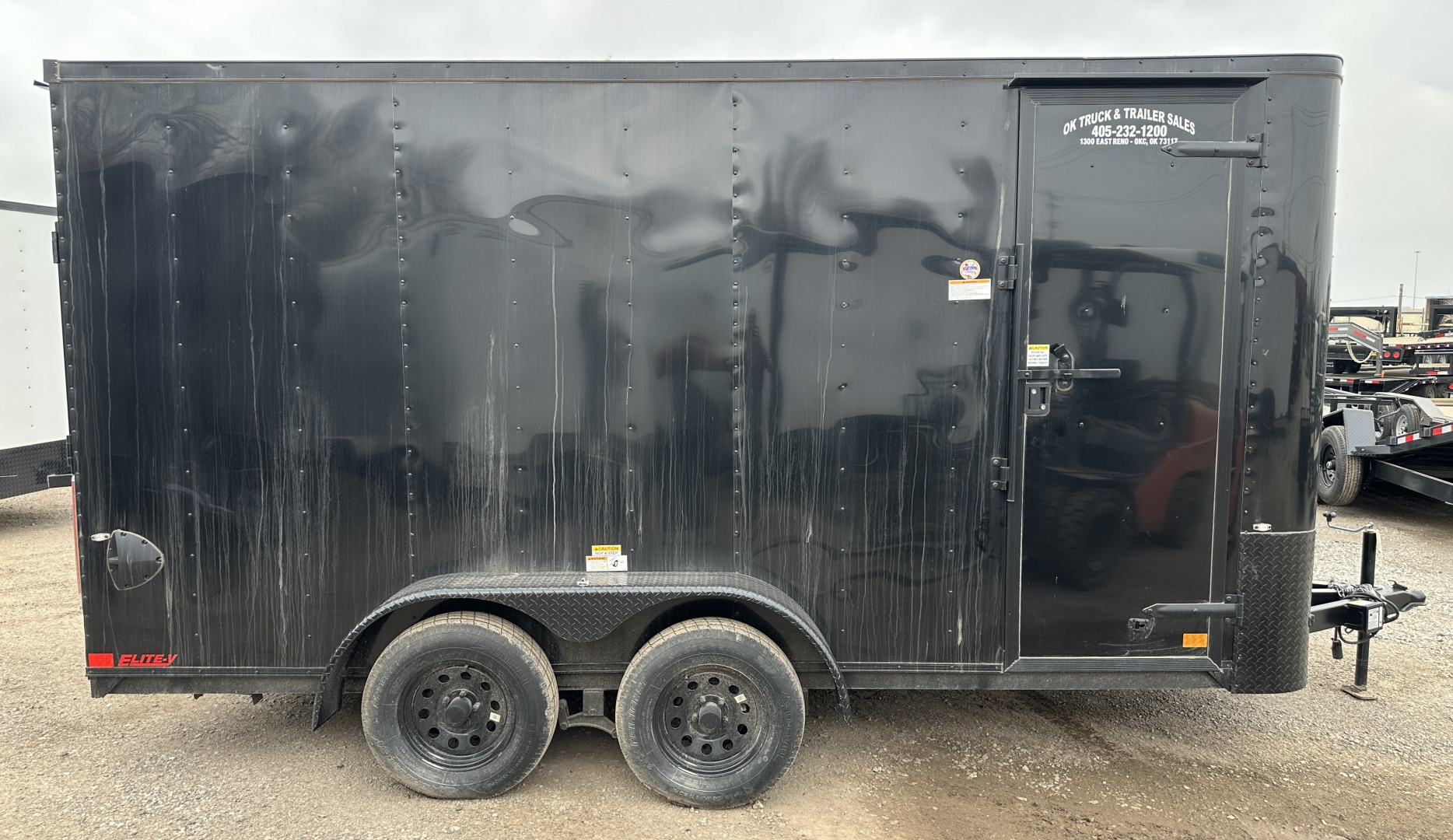 New 2025 Cargo Craft 7'x16'x7'tall Elite V Nose Sport with ramp door, black/black out Cargo / Enclosed Trailer