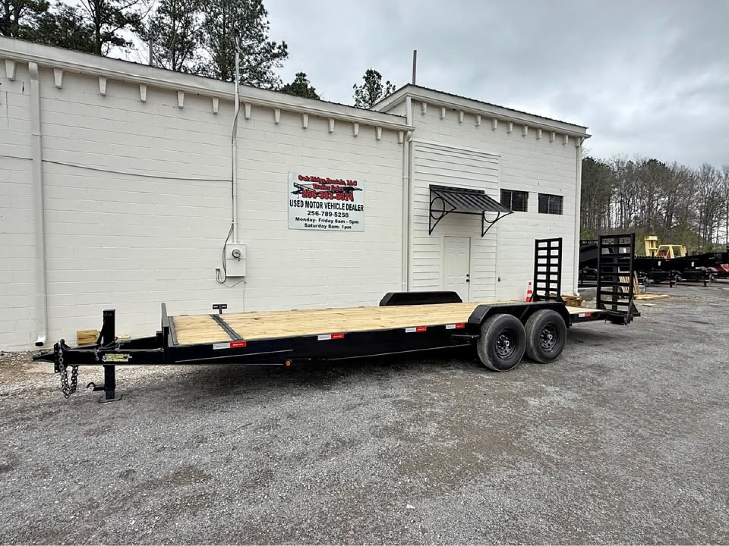 New 2026 Oak Ridge 83x24 14k Equipment Trailer