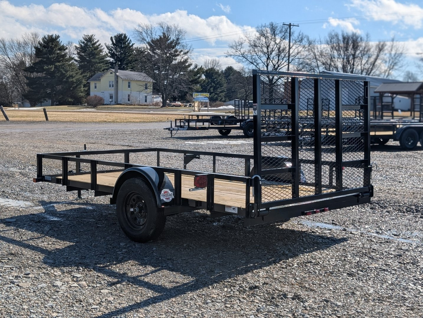 New 2026 Top Hat 77"x12' Utility Trailer