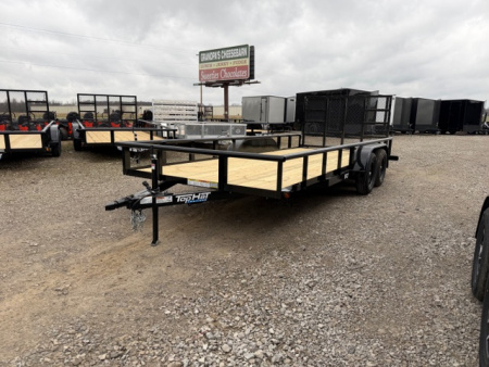 New 2026 Top Hat 7x18' Landscape Trailer