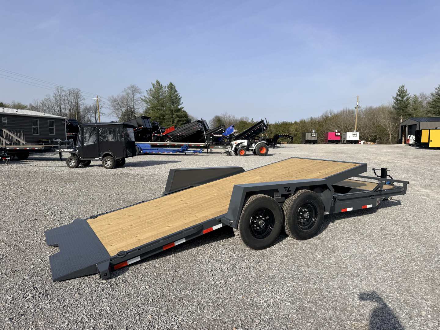 New 2026 Lamar Trailers 7X20 GRAVITY TILT 14K GVWR Equipment Trailer