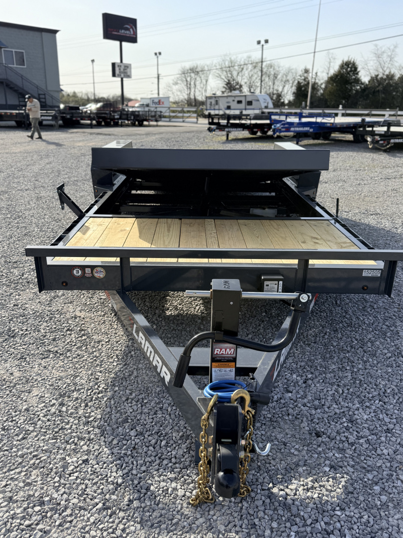 New 2026 Lamar Trailers 7X20 GRAVITY TILT 14K GVWR Equipment Trailer