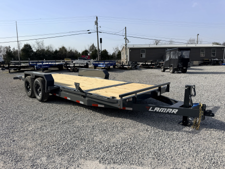 New 2026 Lamar Trailers 7X20 GRAVITY TILT 14K GVWR Equipment Trailer