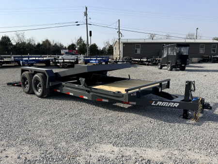 New 2026 Lamar Trailers 7X20 GRAVITY TILT 14K GVWR Equipment Trailer