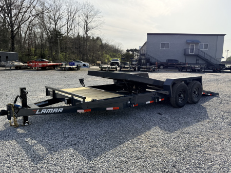 New 2026 Lamar Trailers 7X20 GRAVITY TILT 14K GVWR Equipment Trailer