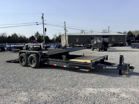 New 2026 Lamar Trailers 7X20 GRAVITY TILT 14K GVWR Equipment Trailer