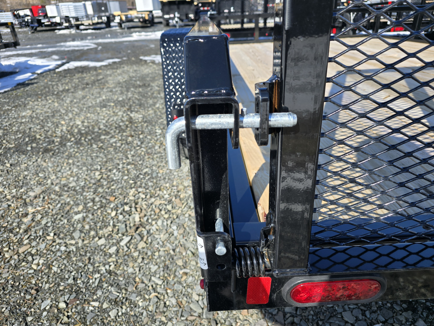 New 2026 Sure-Trac 7x12 5K Tube Top Utility Trailer- Fold Flat Ramp- Self Retaining Gate Pins- Spare Tire Carrier- Brakes- Pressure Treated Decking