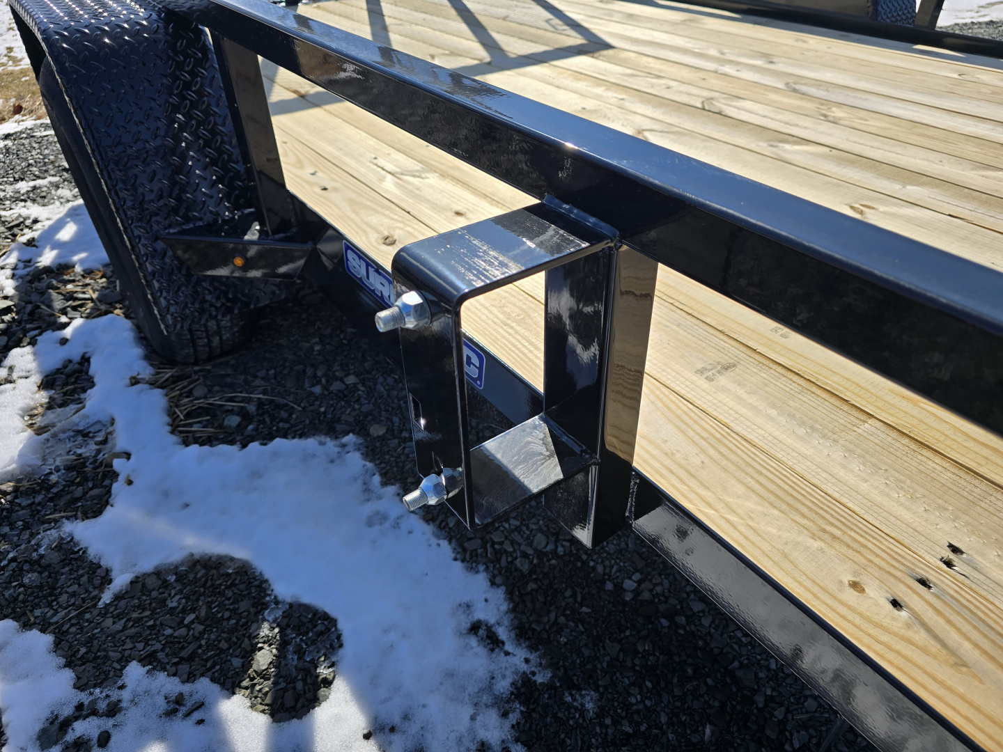 New 2026 Sure-Trac 7x12 5K Tube Top Utility Trailer- Fold Flat Ramp- Self Retaining Gate Pins- Spare Tire Carrier- Brakes- Pressure Treated Decking