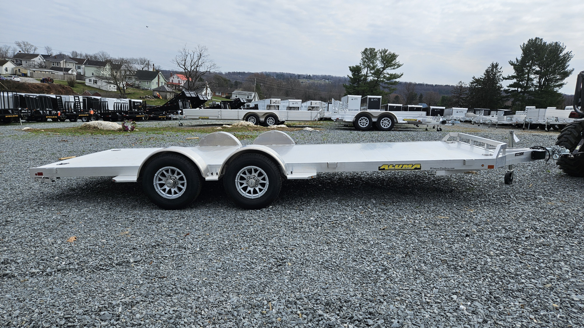 New 2027 Aluma 82X20TA Car / Racing Trailer