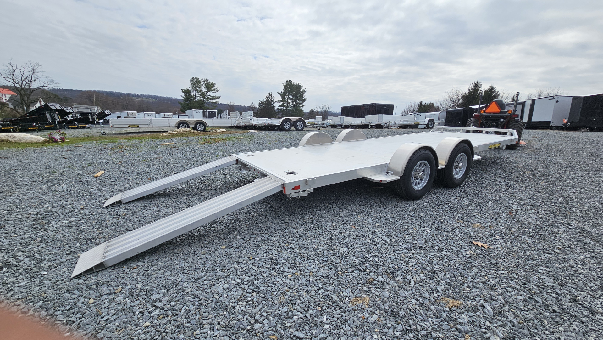 New 2027 Aluma 82X20TA Car / Racing Trailer