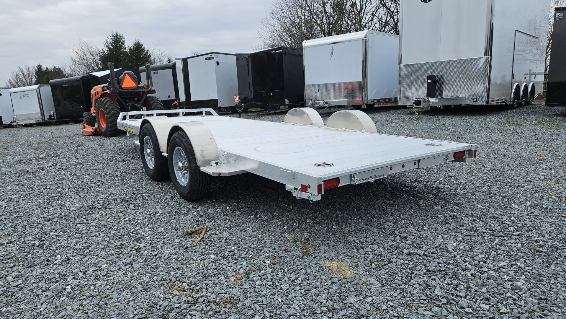New 2027 Aluma 82X18TA Car / Racing Trailer