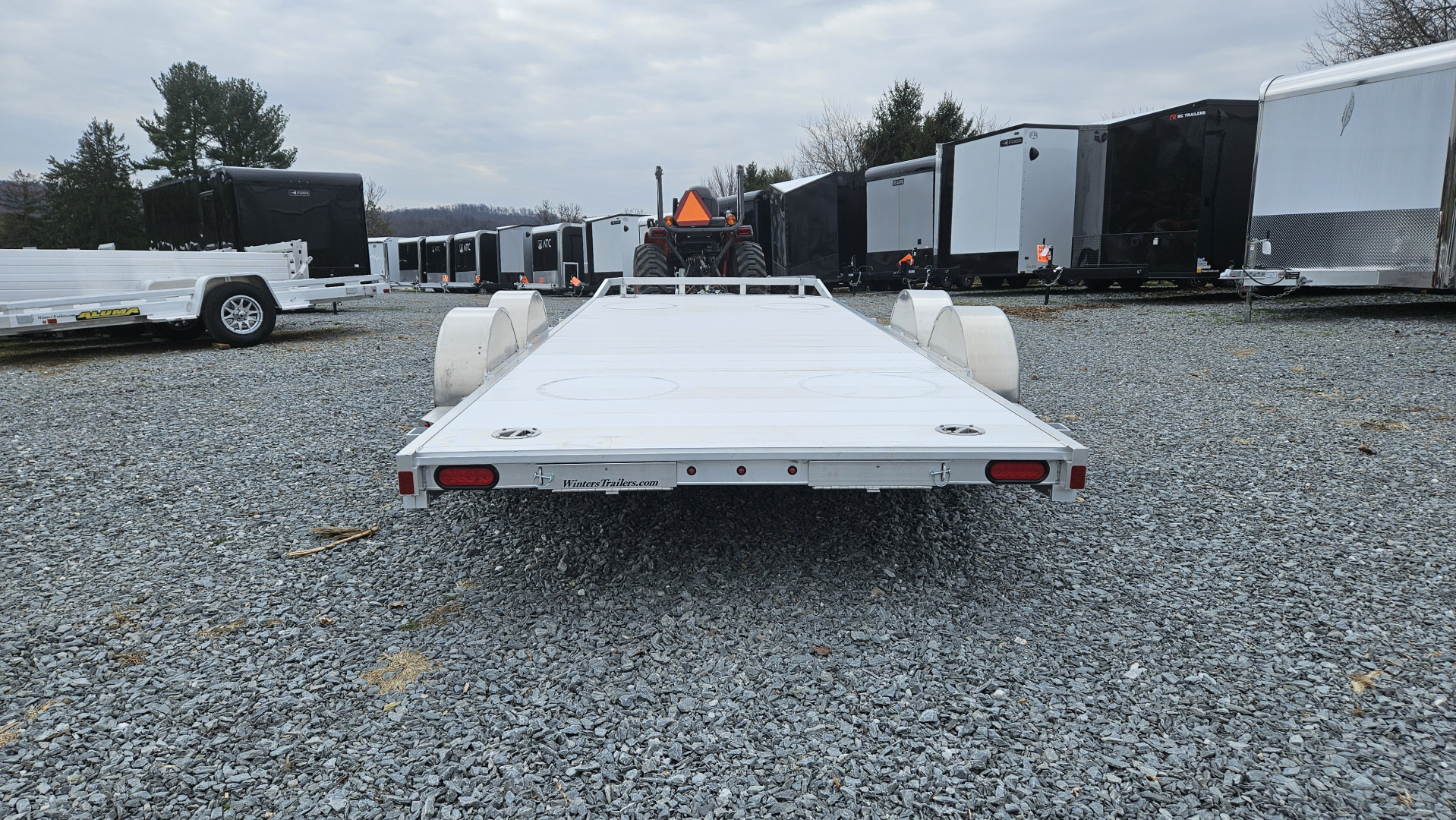 New 2027 Aluma 82X18TA Car / Racing Trailer