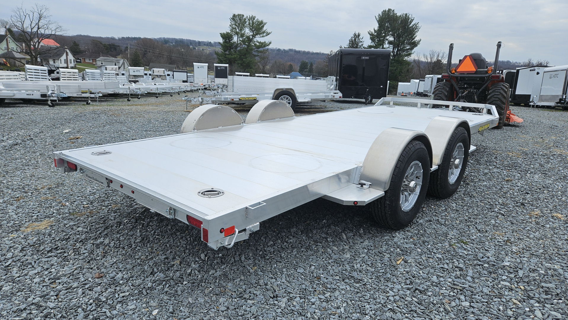 New 2027 Aluma 82X18TA Car / Racing Trailer