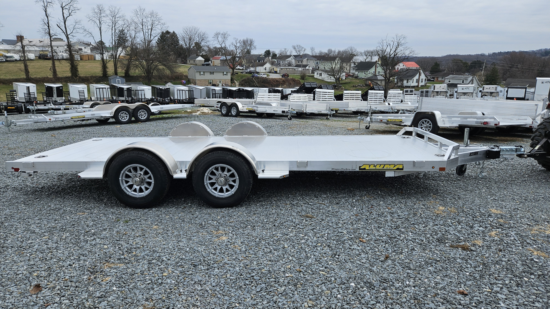 New 2027 Aluma 82X18TA Car / Racing Trailer