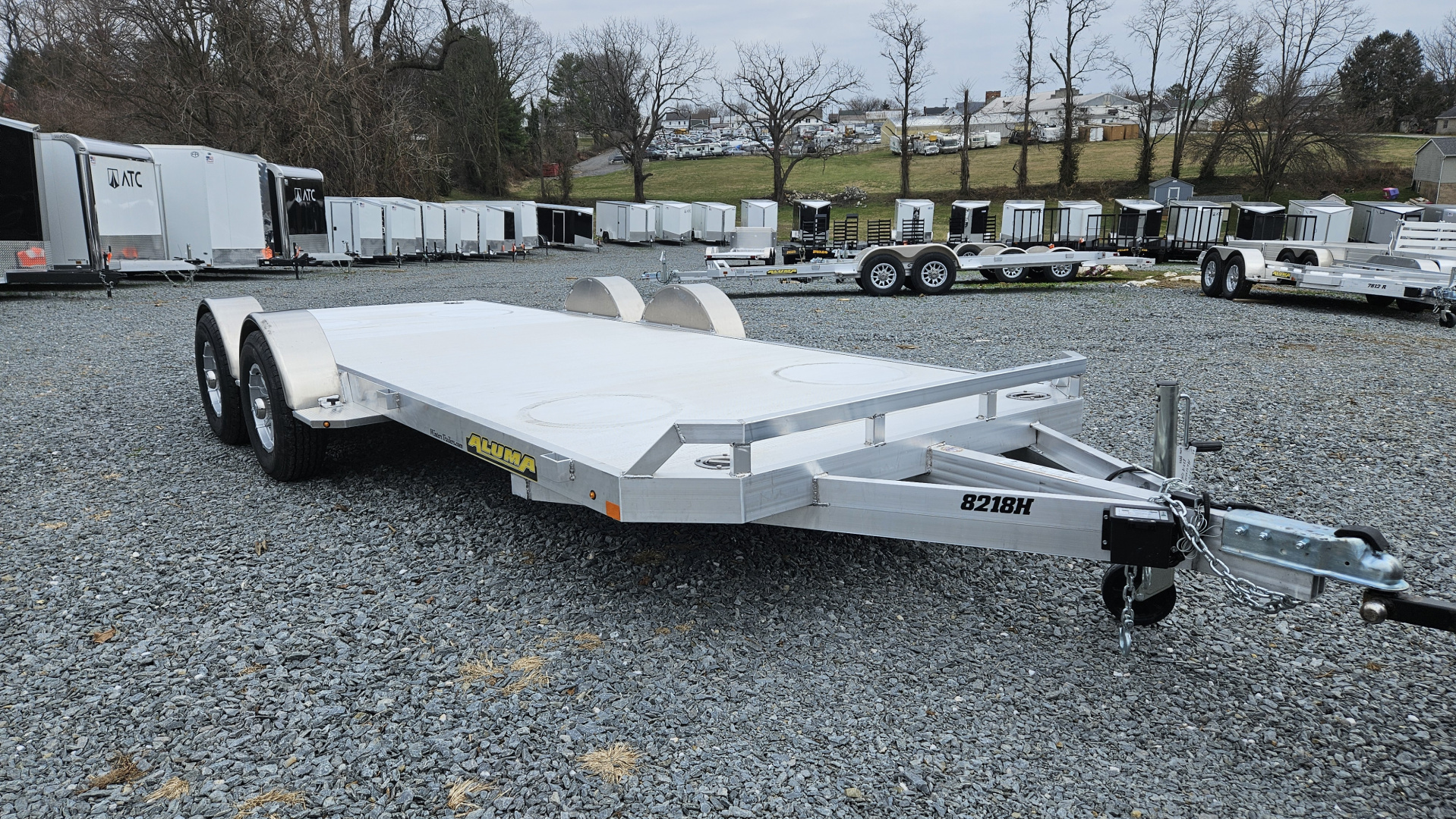 New 2027 Aluma 82X18TA Car / Racing Trailer