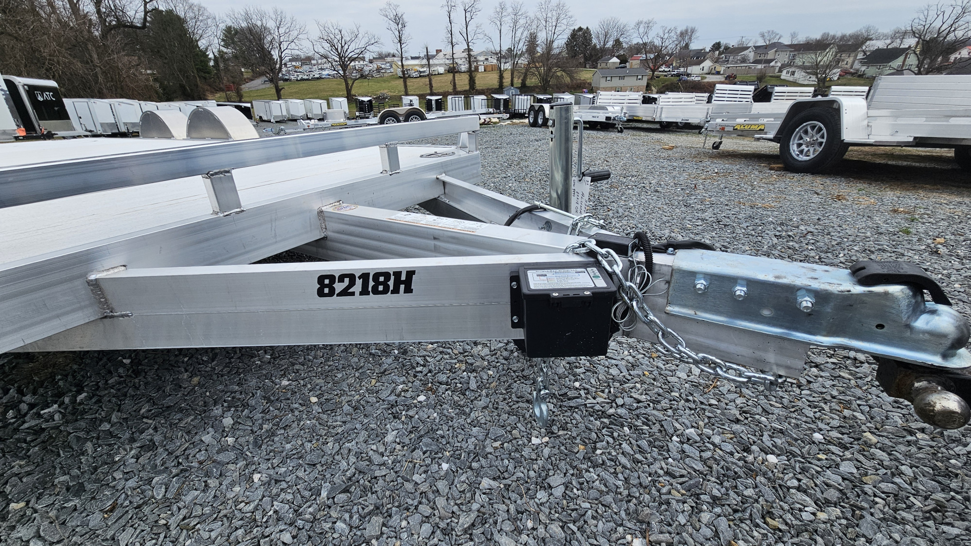 New 2027 Aluma 82X18TA Car / Racing Trailer