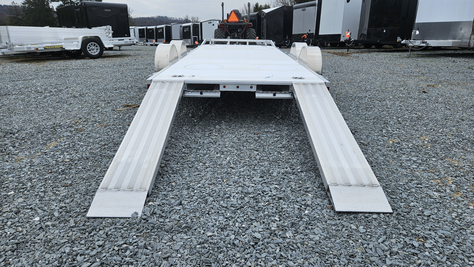 New 2027 Aluma 82X18TA Car / Racing Trailer