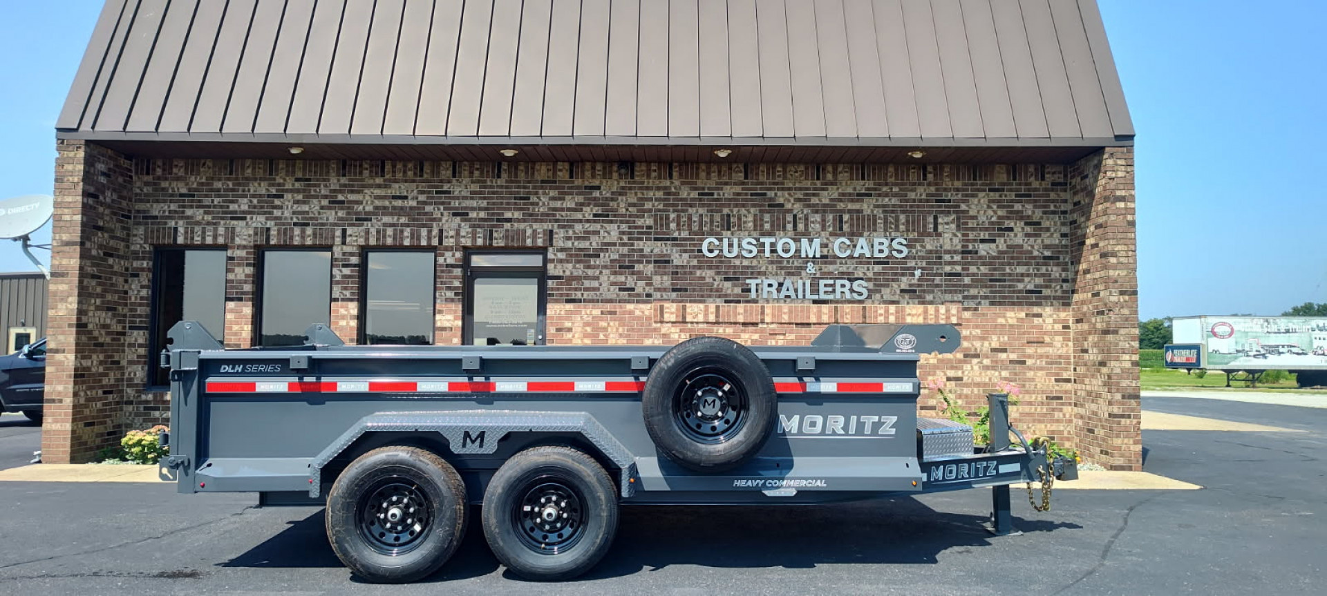 New 2026 Moritz International 6'10"x14' Dump Trailer