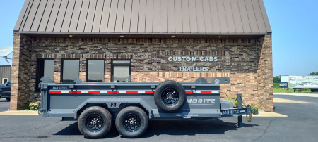 New 2026 Moritz International 6'10 x14' Dump Trailer