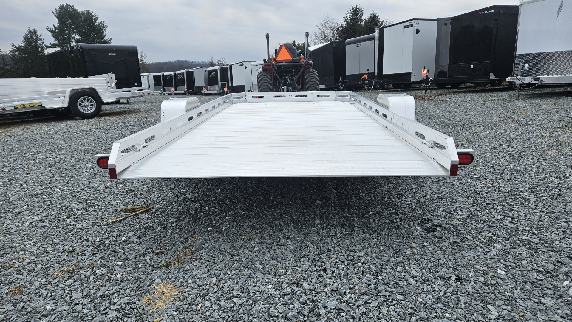 New 2027 Aluma 78X14S TILT Utility Trailer