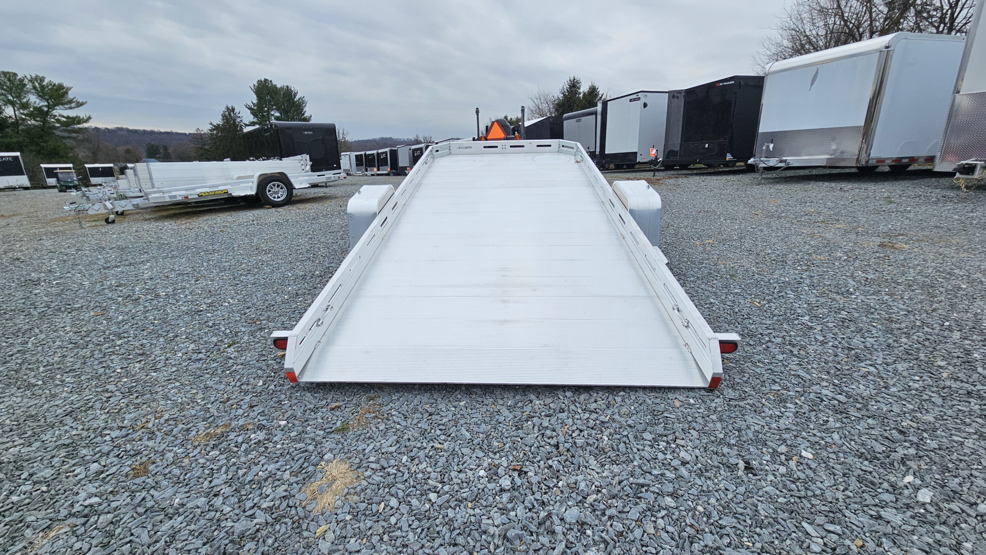 New 2027 Aluma 78X14S TILT Utility Trailer