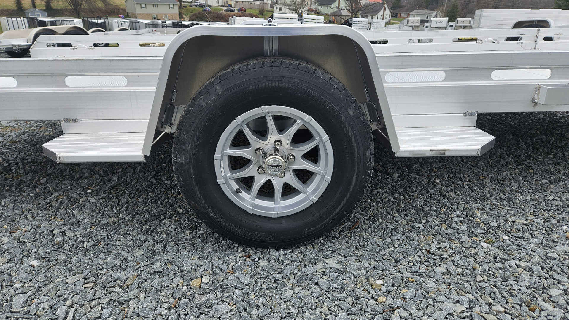New 2027 Aluma 78X14S TILT Utility Trailer