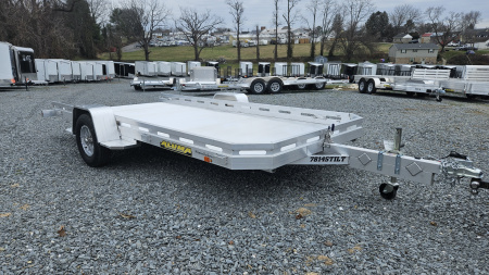 New 2027 Aluma 78X14S TILT Utility Trailer