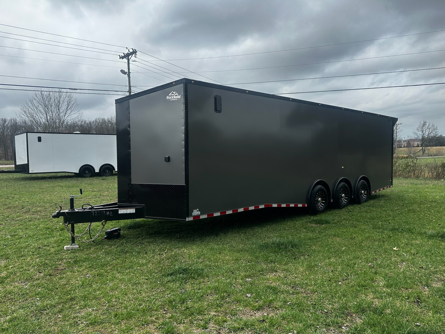 New 2026 Rock Solid Cargo 8.5x28 Race Trailer -Finished Interior-7000LB Triple Torsion-Heavy Duty Ramp