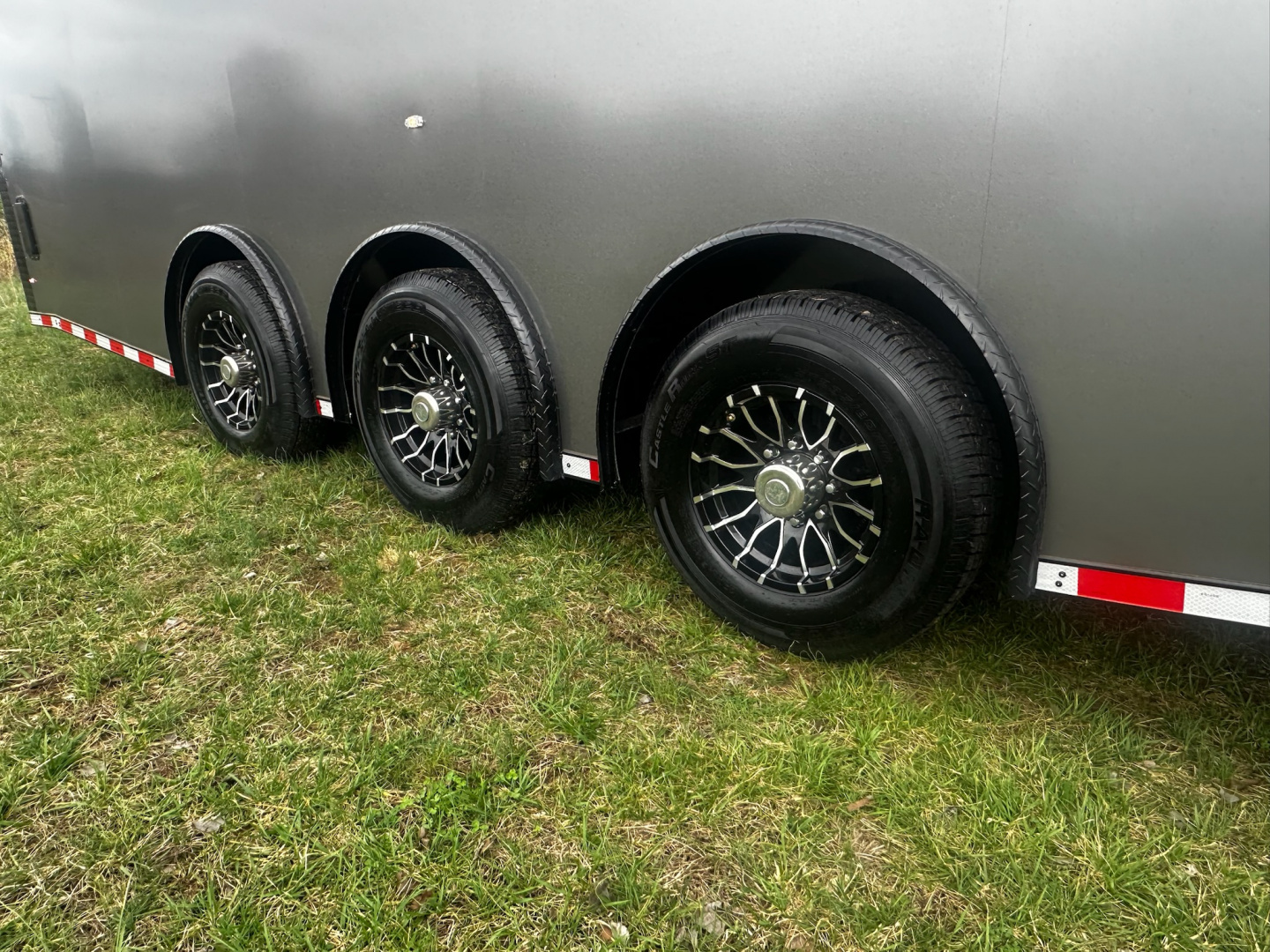 New 2026 Rock Solid Cargo 8.5x28 Race Trailer -Finished Interior-7000LB Triple Torsion-Heavy Duty Ramp