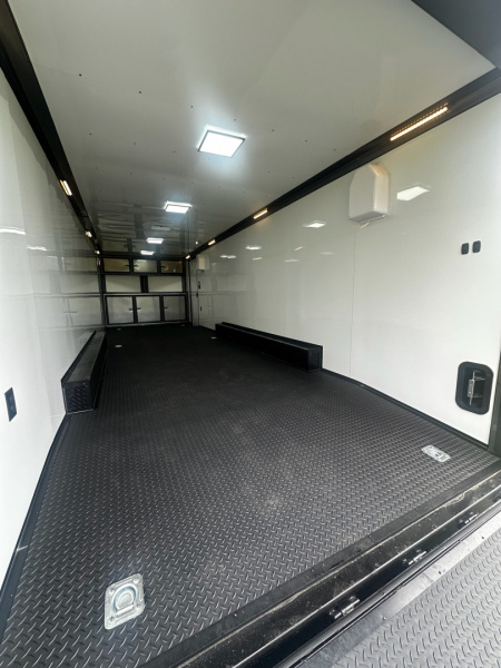 New 2026 Rock Solid Cargo 8.5x28 Race Trailer -Finished Interior-7000LB Triple Torsion-Heavy Duty Ramp