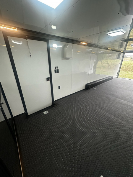 New 2026 Rock Solid Cargo 8.5x28 Race Trailer -Finished Interior-7000LB Triple Torsion-Heavy Duty Ramp