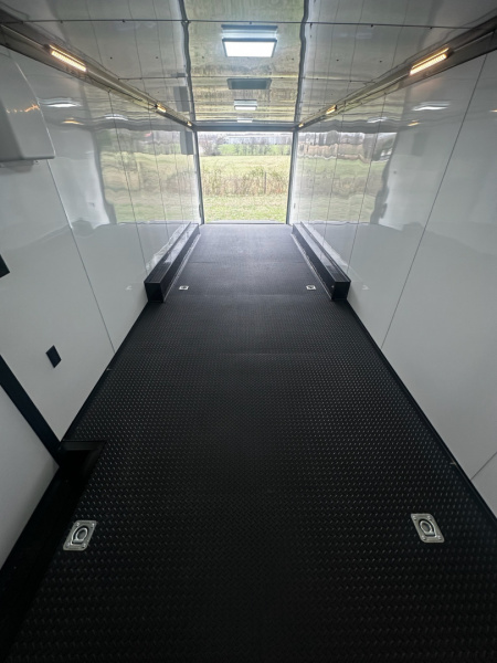 New 2026 Rock Solid Cargo 8.5x28 Race Trailer -Finished Interior-7000LB Triple Torsion-Heavy Duty Ramp