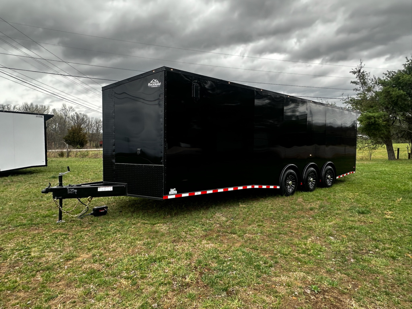 New 2026 Rock Solid Cargo 8.5x28 Race Trailer -Finished Interior-7000LB Triple Torsion-Heavy Duty Ramp