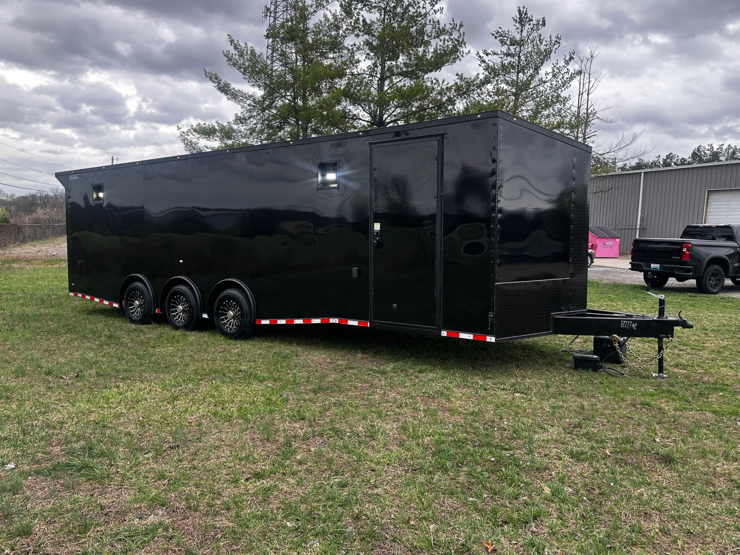 New 2026 Rock Solid Cargo 8.5x28 Race Trailer -Finished Interior-7000LB Triple Torsion-Heavy Duty Ramp