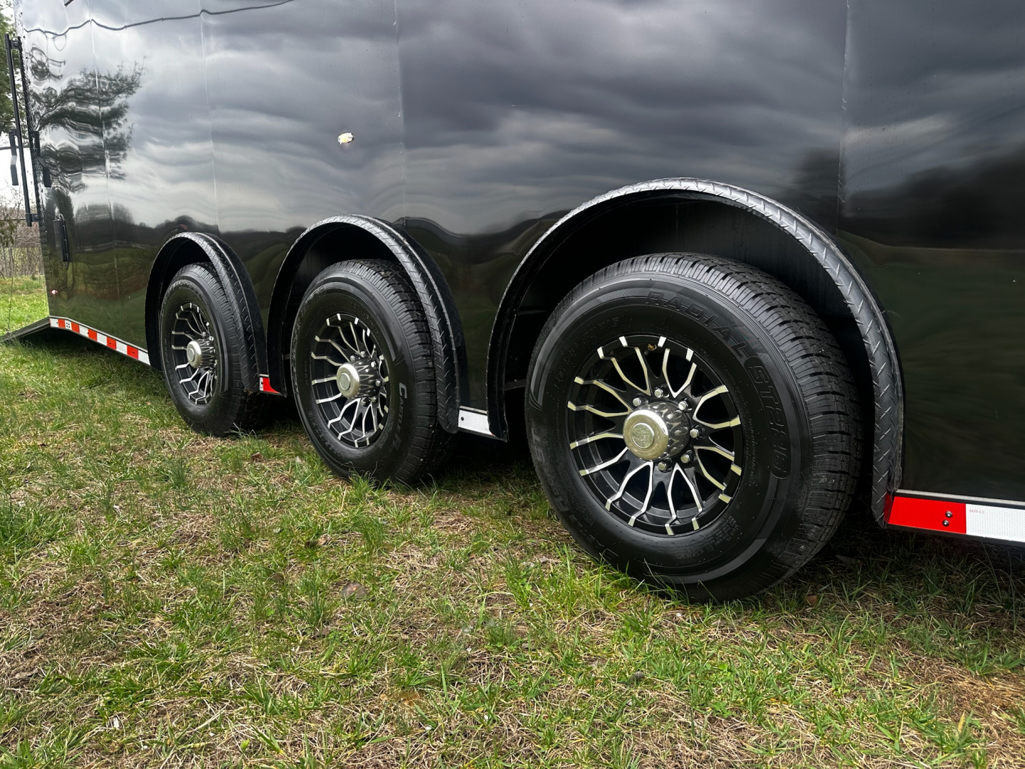 New 2026 Rock Solid Cargo 8.5x28 Race Trailer -Finished Interior-7000LB Triple Torsion-Heavy Duty Ramp
