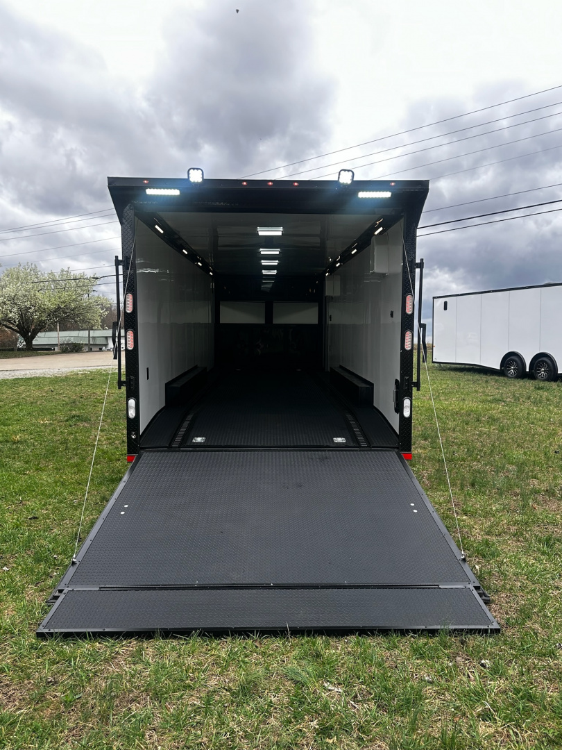 New 2026 Rock Solid Cargo 8.5x28 Race Trailer -Finished Interior-7000LB Triple Torsion-Heavy Duty Ramp